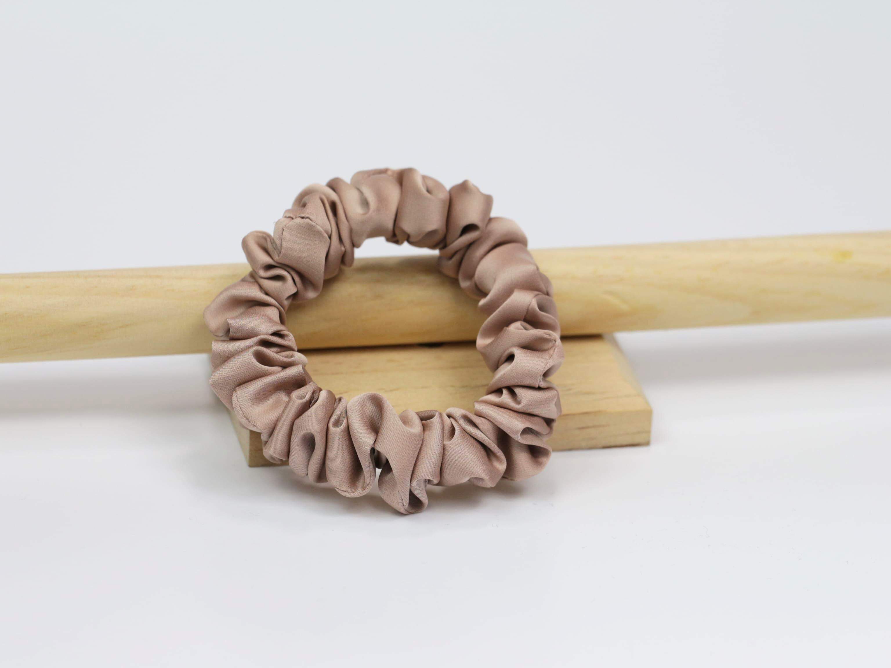 Scrunchie MINI - ciepły beż