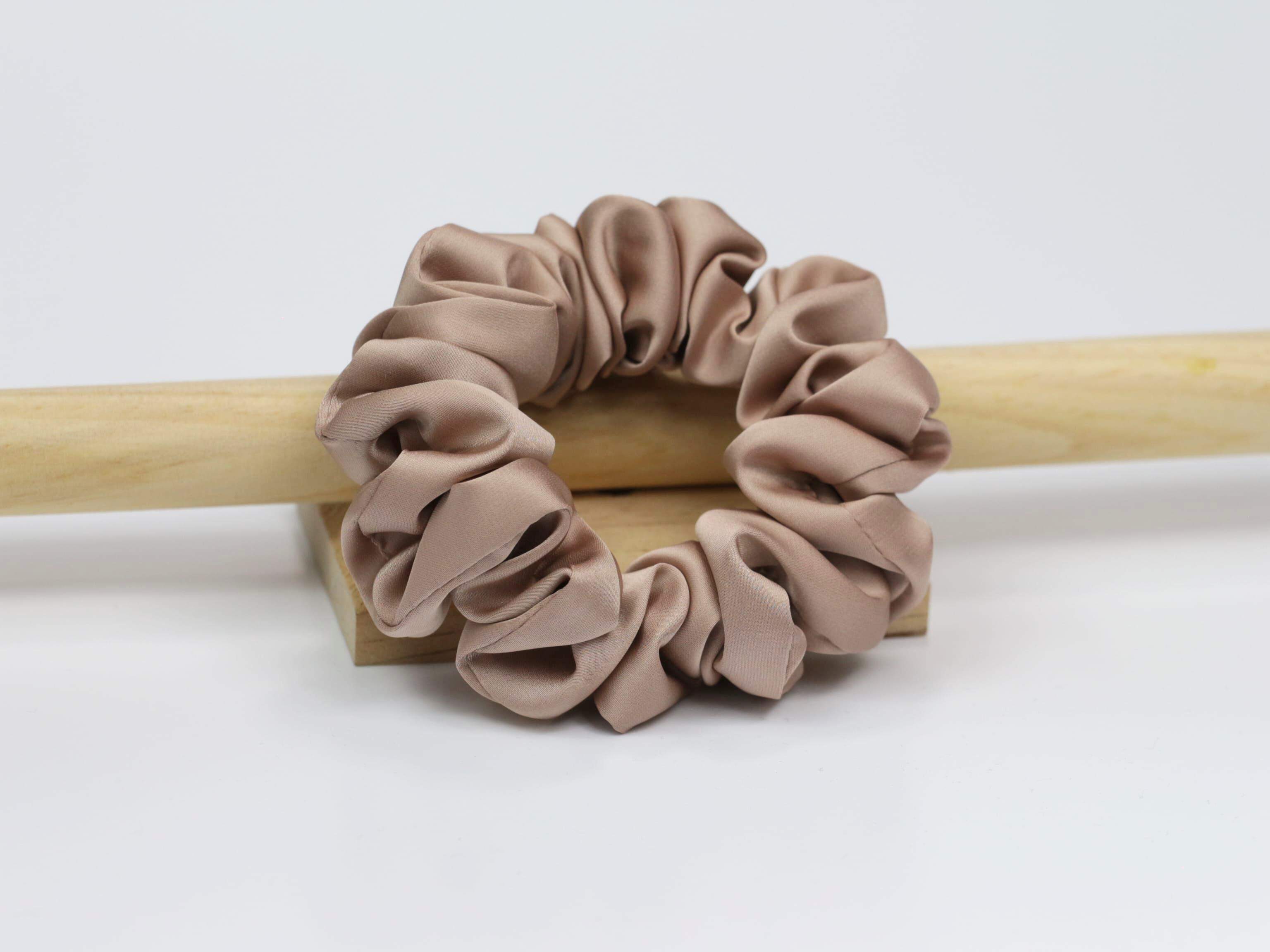 Scrunchie SMALL - ciepły beż