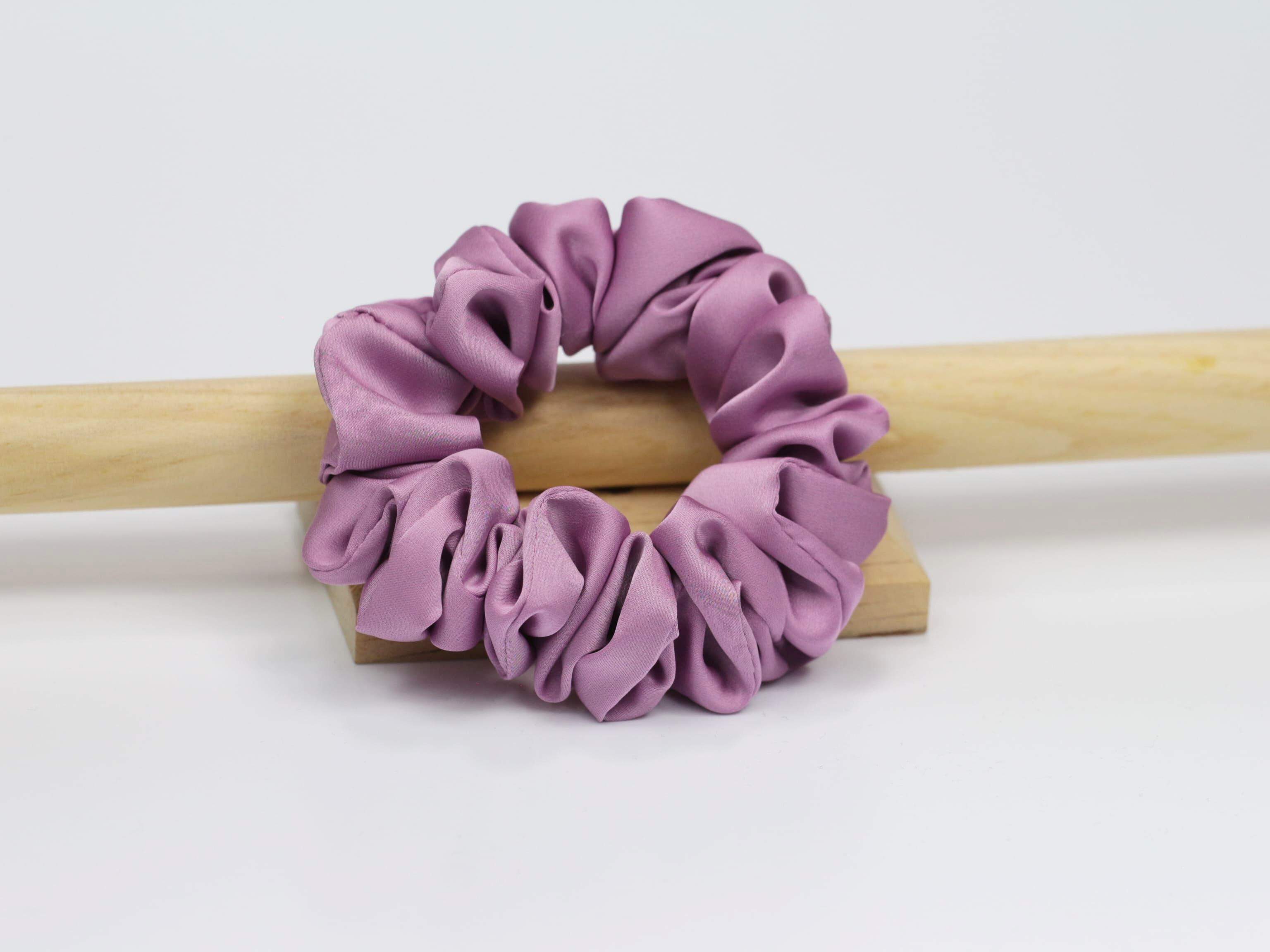 Scrunchie SMALL - lawendowy róż