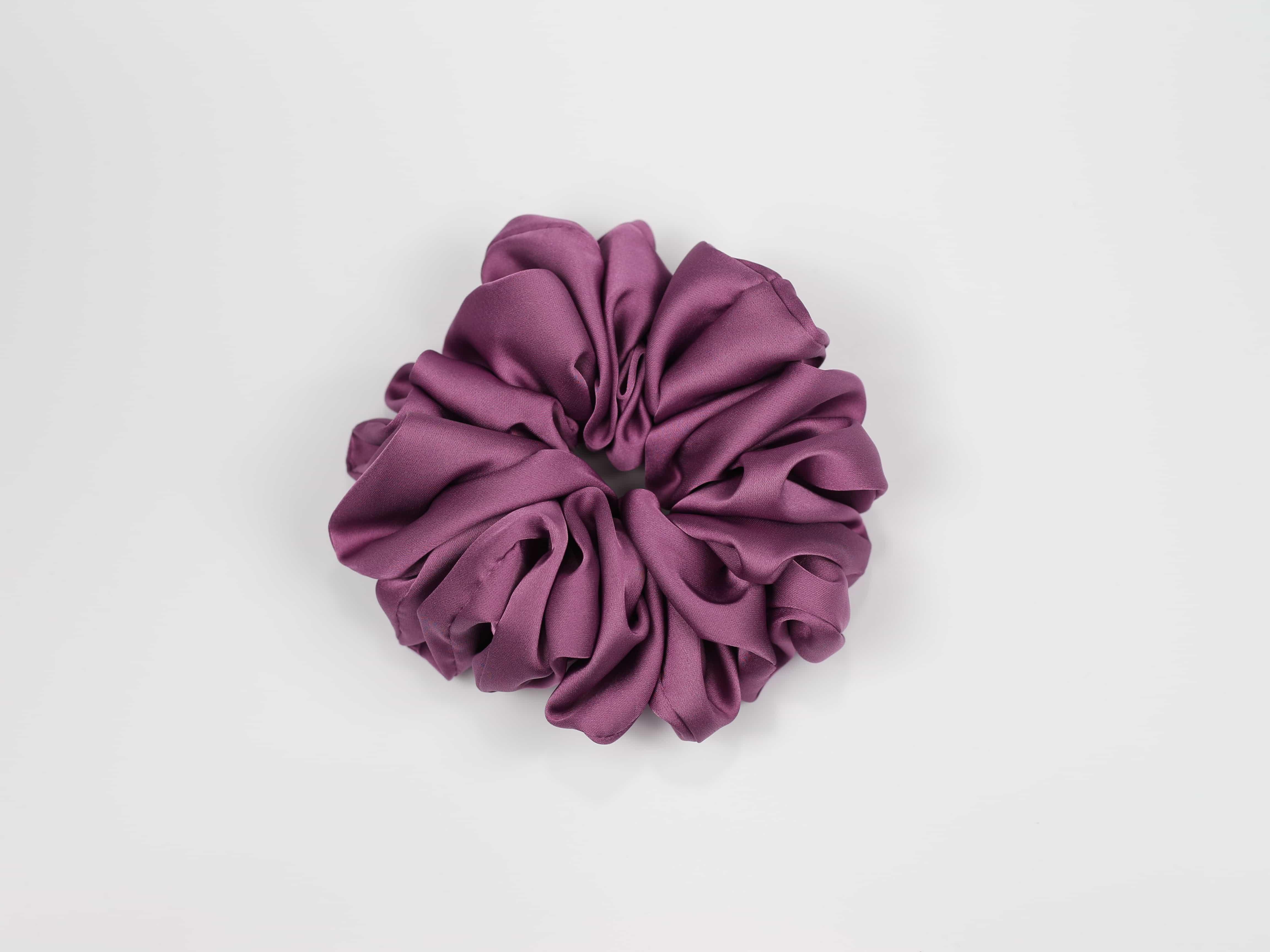 Scrunchie MAXI - jagodowa