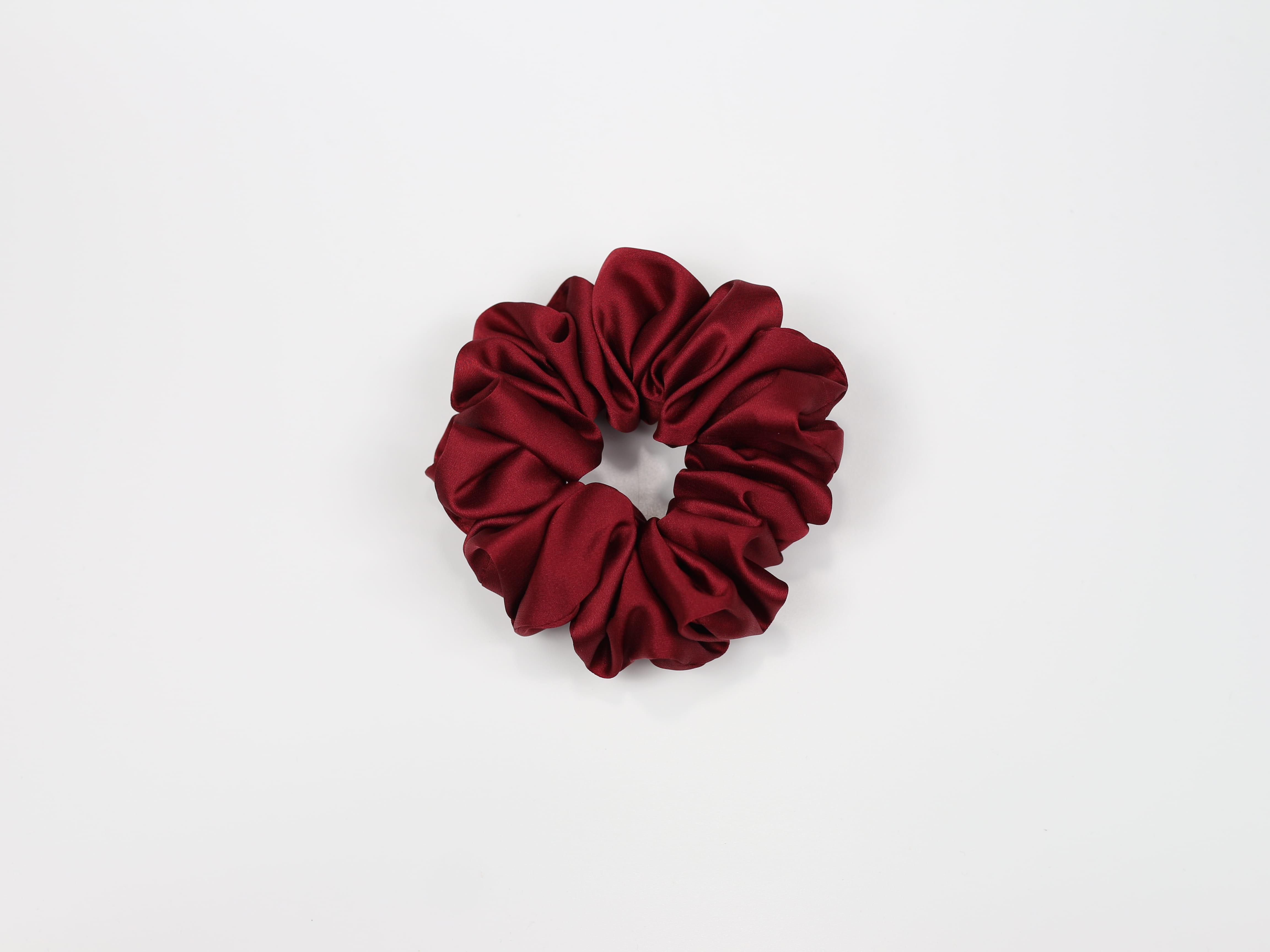 Scrunchie STANDARD - bordowa